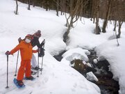 スノーシューを履いて癒しの雪上ハイキングへ出発！