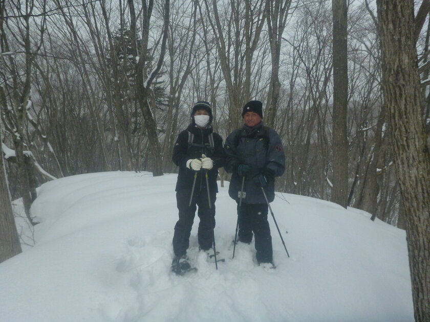モフモフの新雪を歩くスノーシューツアー！001