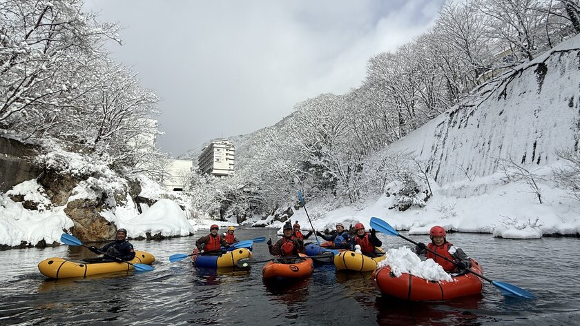 2026年明けまして漕ぎました！新春ラフト＆パックラフト　（第１８回）001