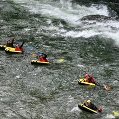川から見る風景って最高だ！