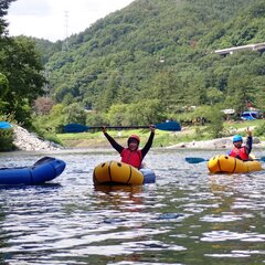 まずは静水で基礎練習！