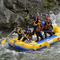 力を合わせて利根川下り！